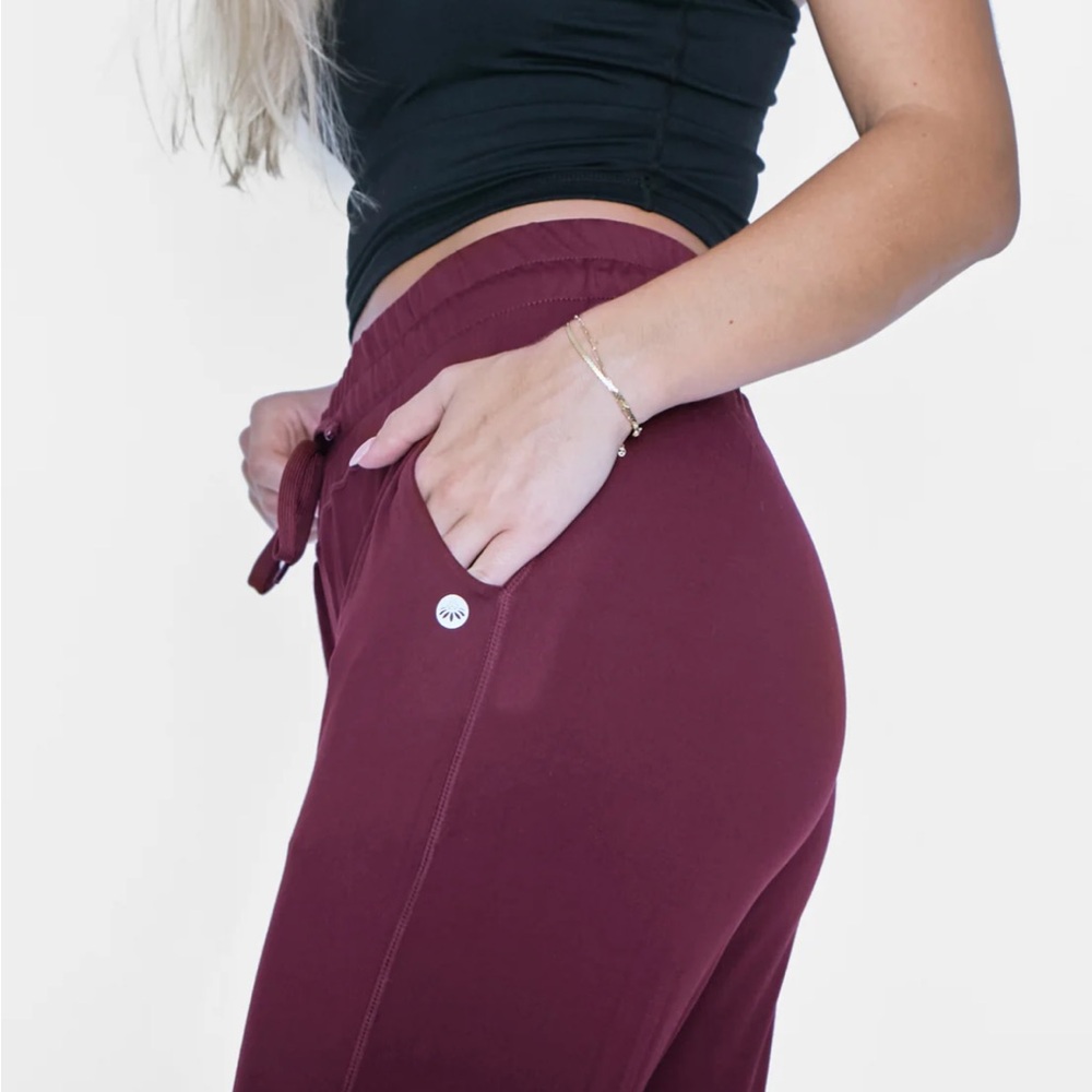 Senita Athletics Maroon Joggers